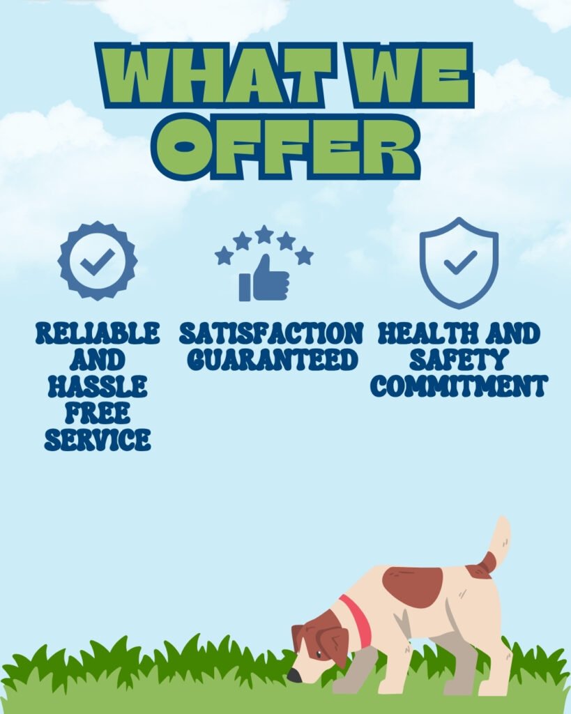 Dog poop removal service for residential yards in New Jersey